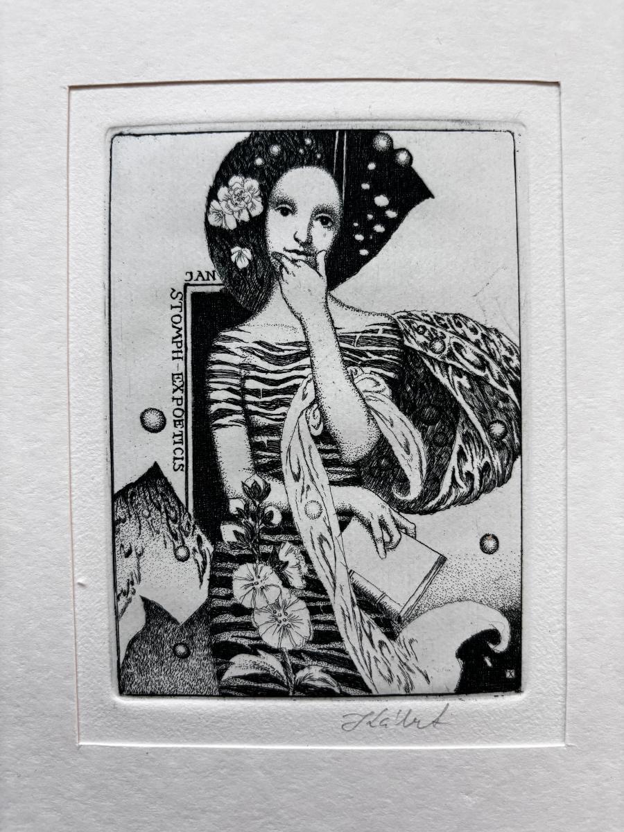 Josef Kabrt - ex libris Jan Stomph