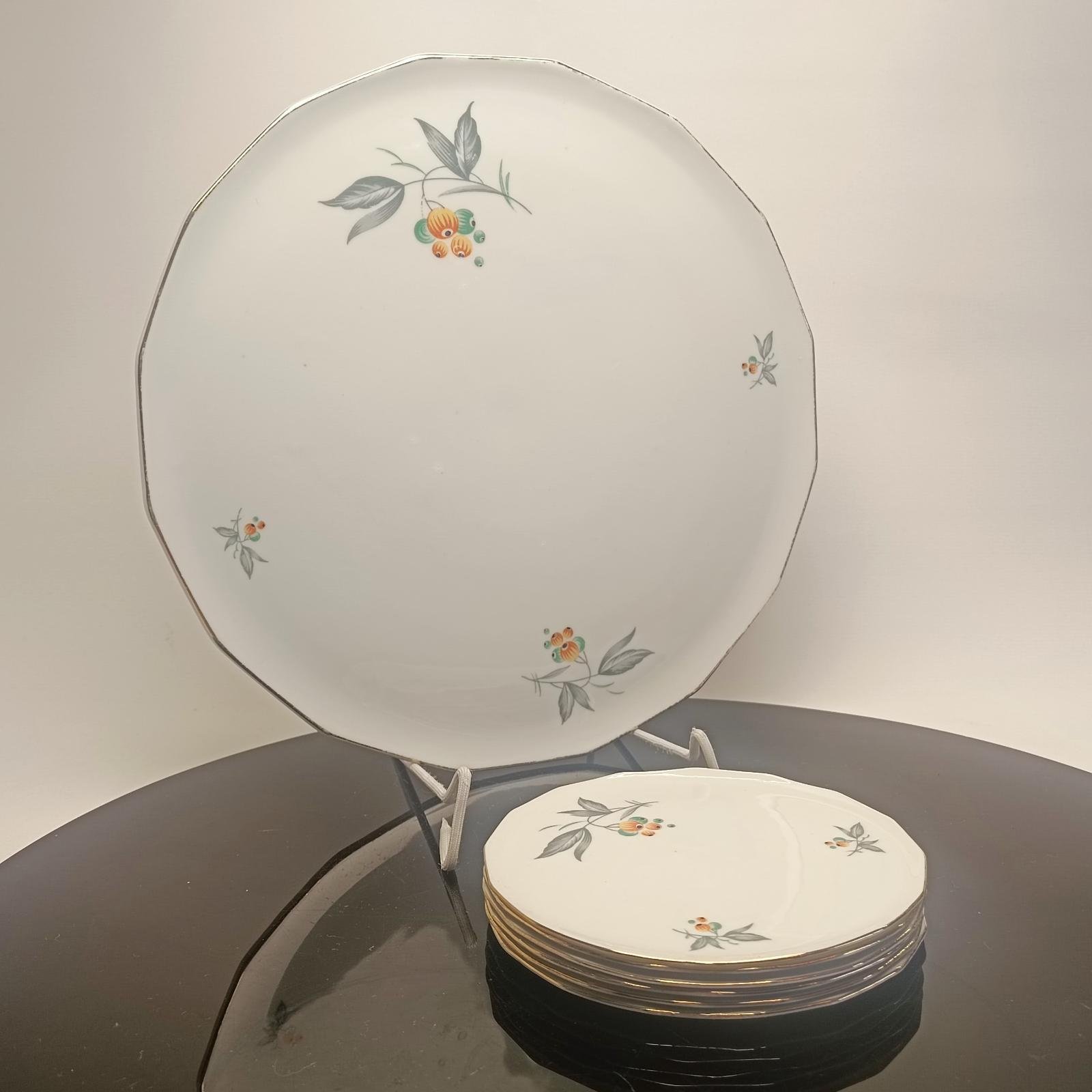 Porcelánová dortová sada 6+1, Stará role