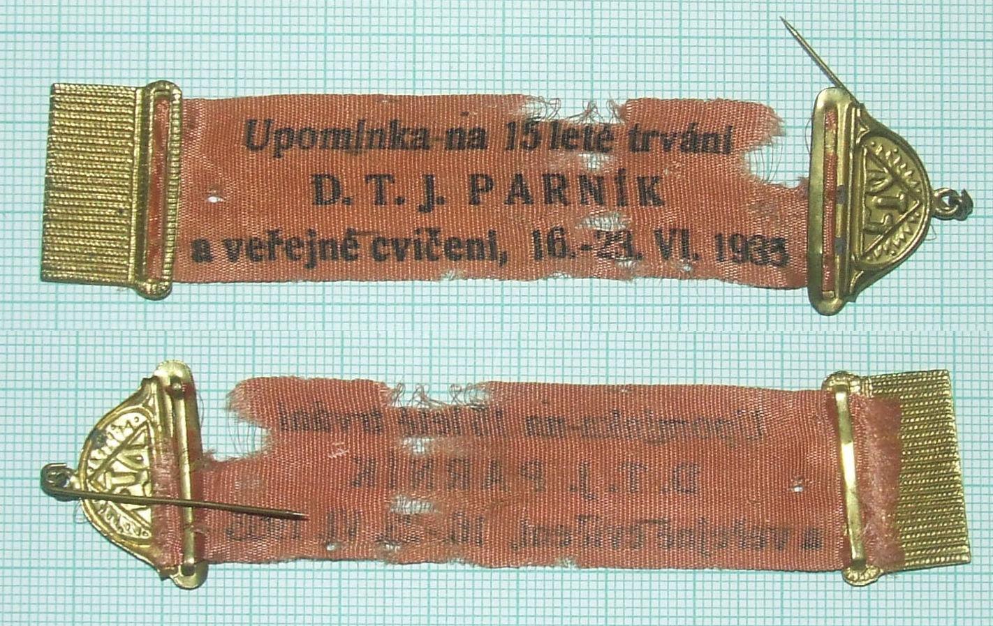 Odznak - Stuha - DTJ Parník