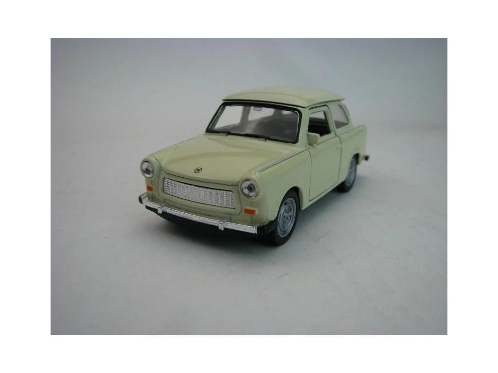 WELLY asi 1/34 TRABANT 601 LIM. CREME PULLBACK 113mm