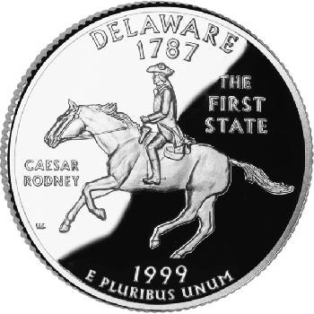 Quarter 25 cent 1999 P Delaware