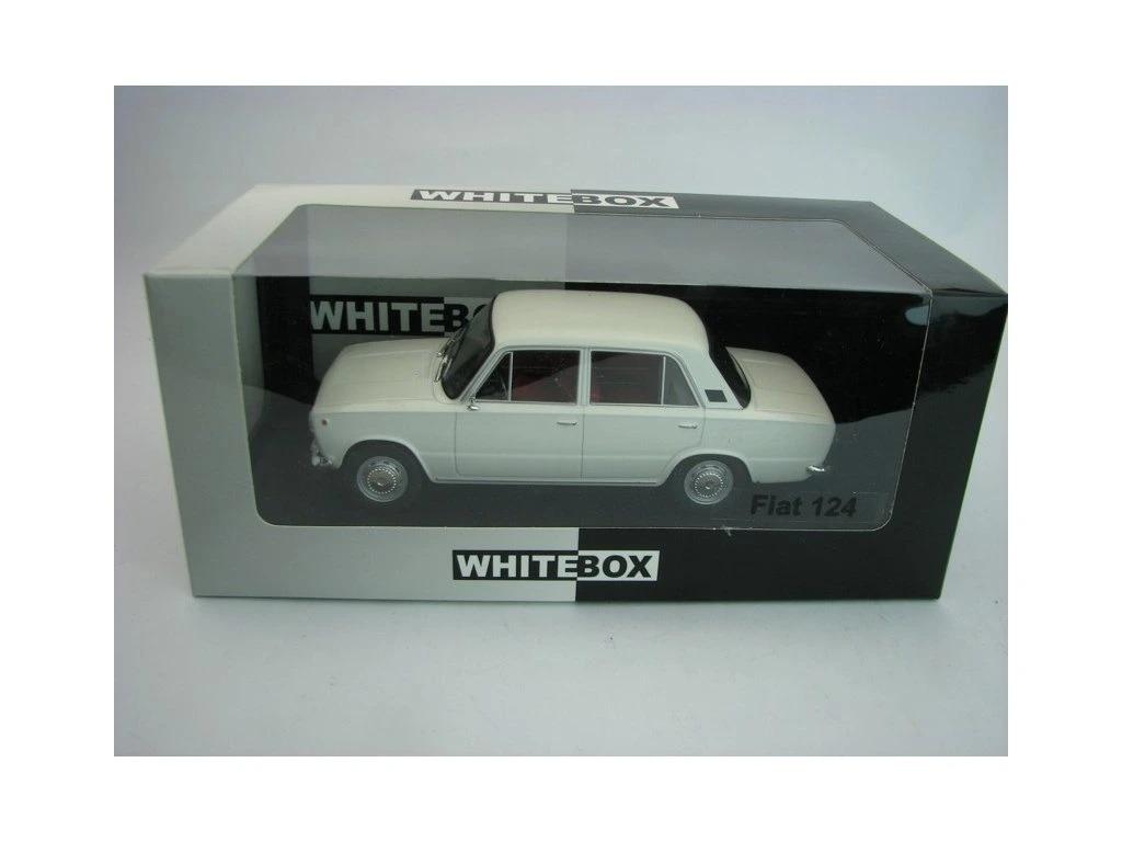 WHITEBOX 1/24 FIAT 124 BÍLÝ