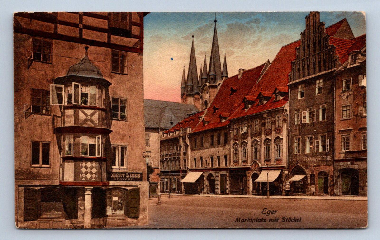 Pohlednice EGER - MARKPLATZ MIT STÖCKEL (ST2599)