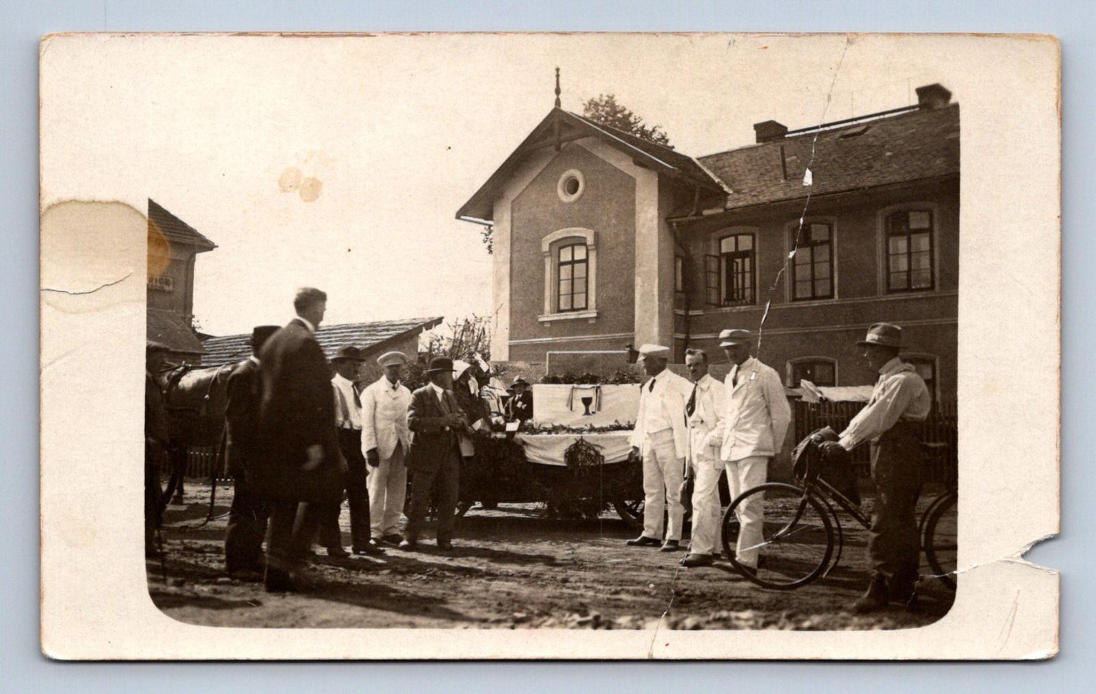 Pohlednice CYKLISTA MŠE OSLAVA CÍRKEV (ST3238)