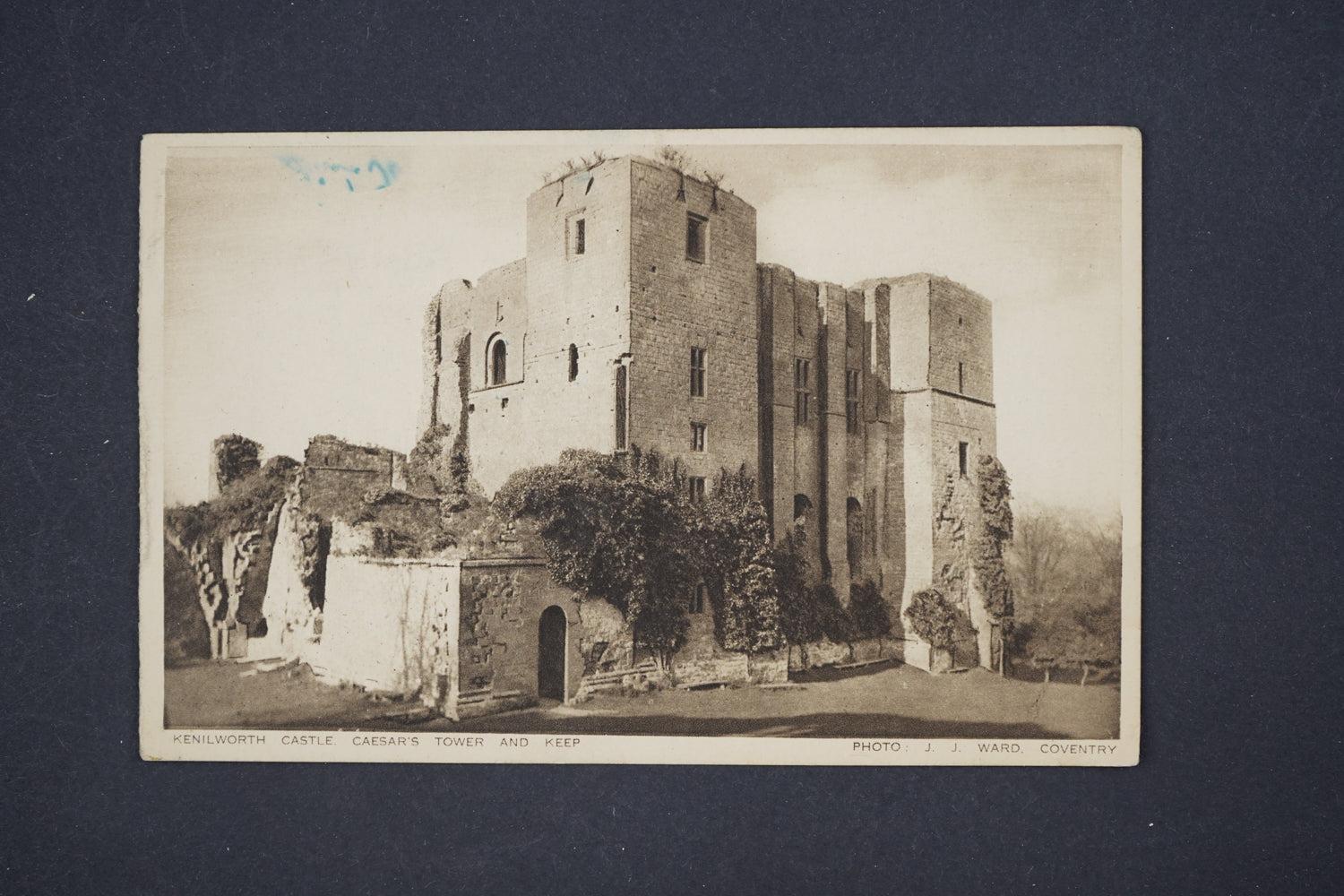 Pohlednice Kenilworth castle J.J. Ward. Coventry