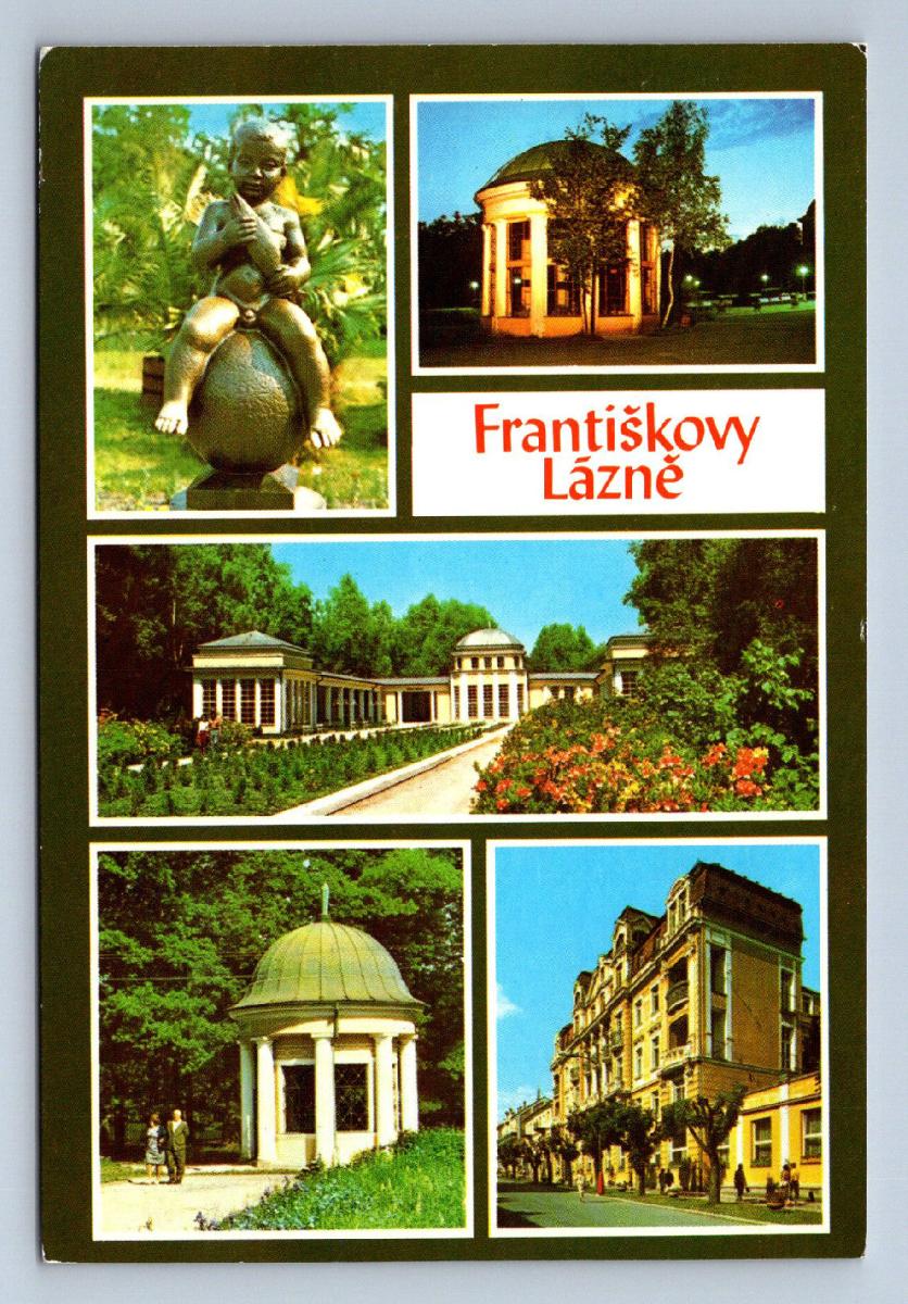Pohlednice FRANTIŠKOVY LÁZNĚ (X23979)