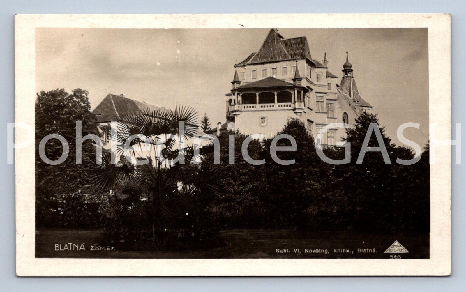 Pohlednice BLATNÁ - ZÁMEK (X25258)