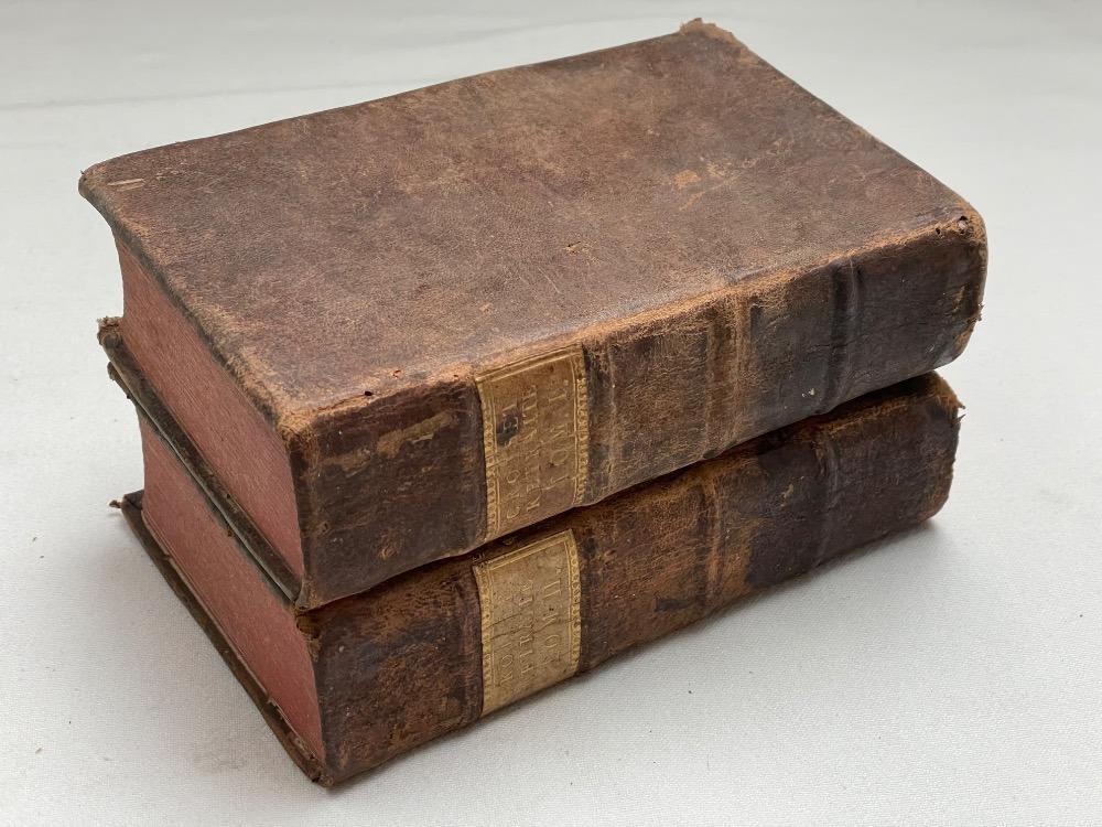 2 SVAZKY BAROKNÍCH KNIH 1755