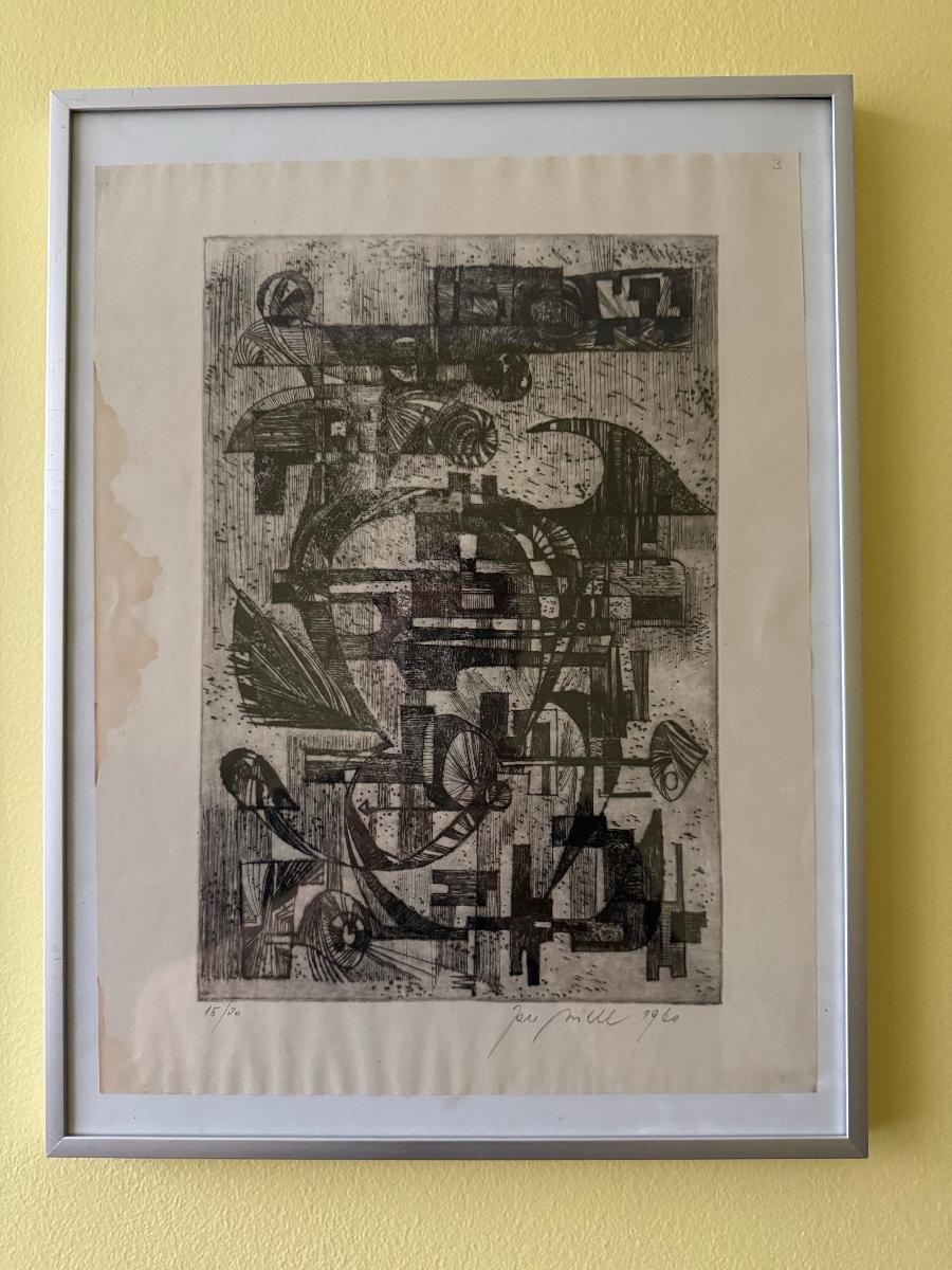 Jan Müller signovaná grafika 15/30