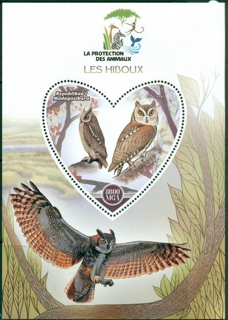 { KB/193 } - MADAGASKAR ** - FAUNA - PTACI - SOVY