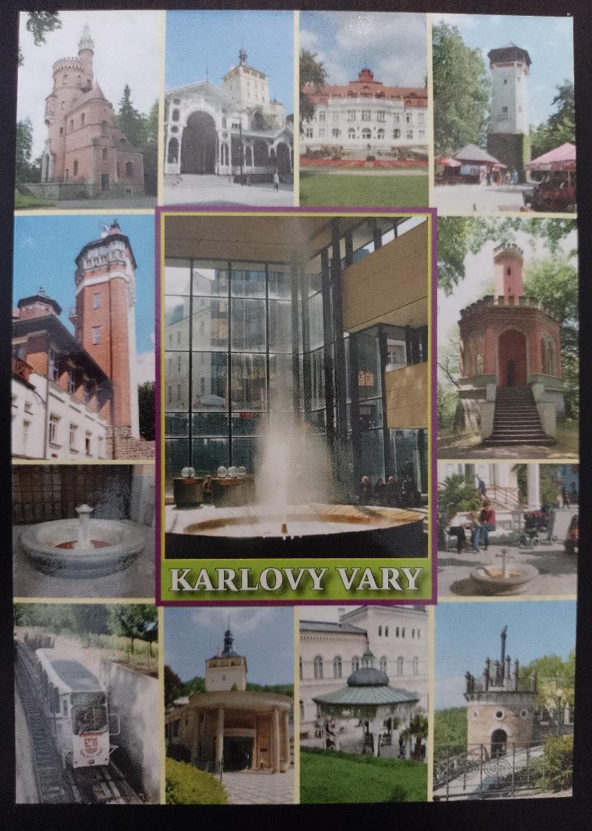 KARLOVY VARY, pohlednice čistá (1325)