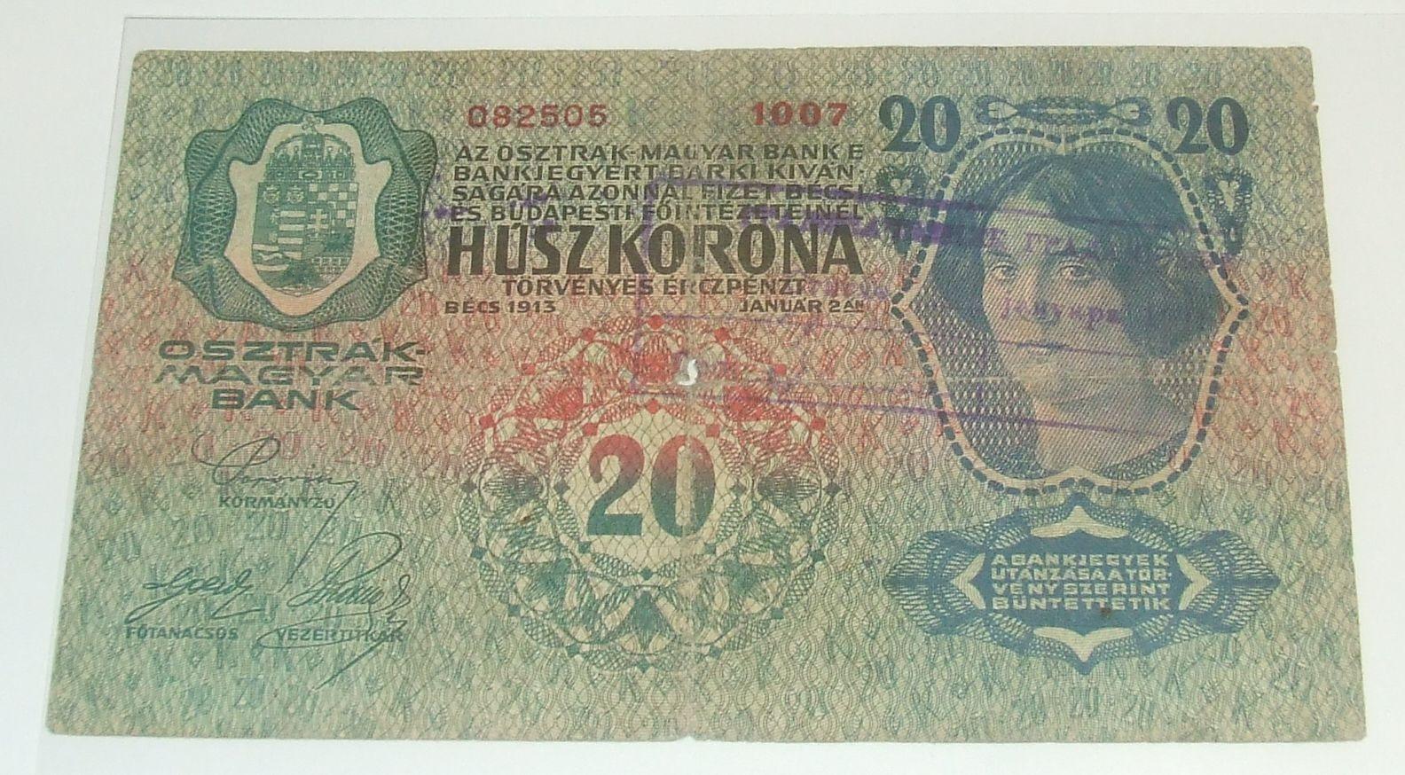 Bankovka - RU přetisk
