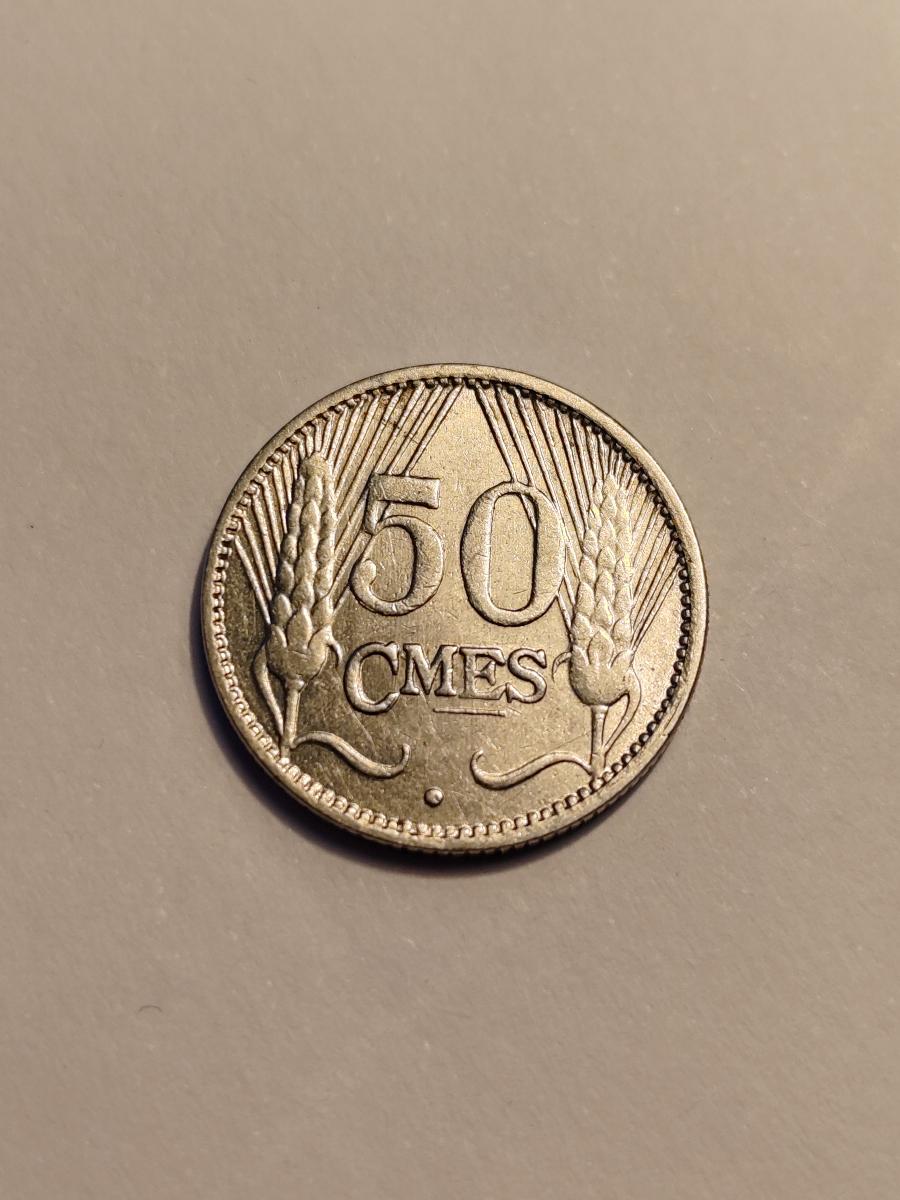 Charlotte - 50 Centimes 1930 (Brusel) Lucembursko