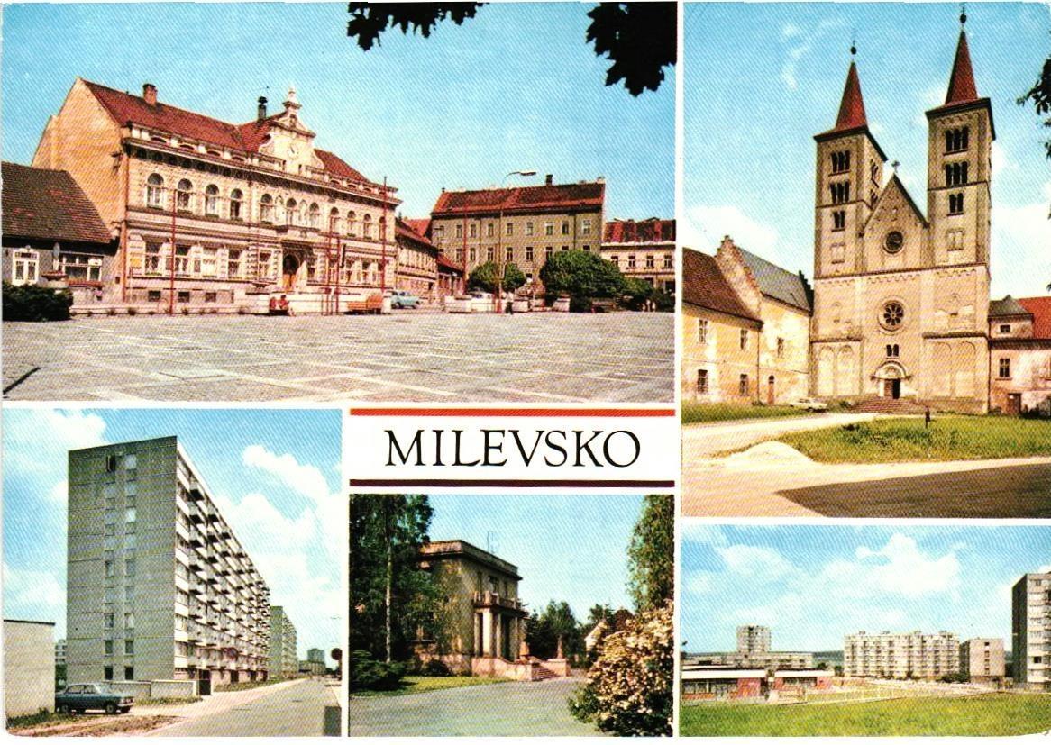 MILEVSKO, pohlednice čistá (A3864)