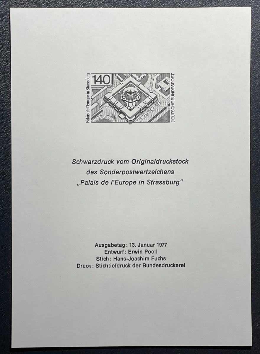 BRD 1977 - černotisk