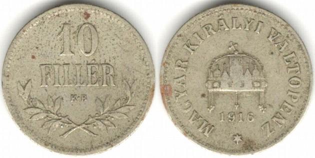10 Filler 1916 K.B.
