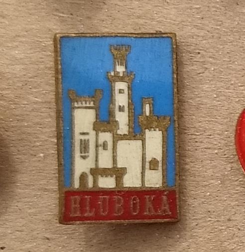 P96 Odznak Hluboká 1ks