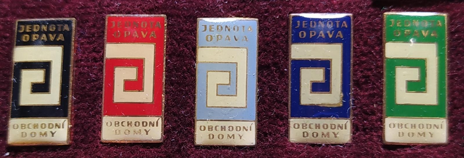 P85 Odznak Jednota Opava 5ks