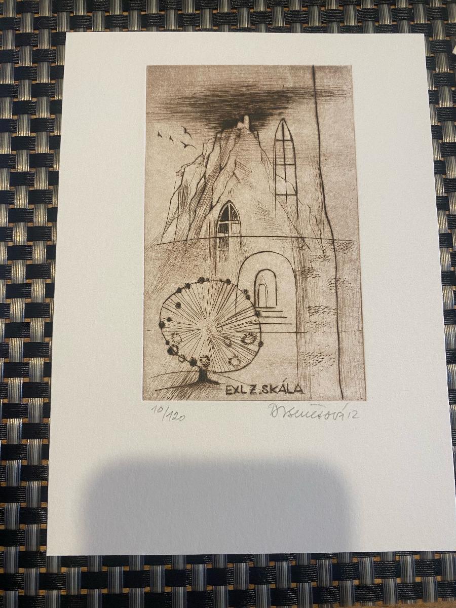 Daniela Benešová - Exlibris Z. Skála