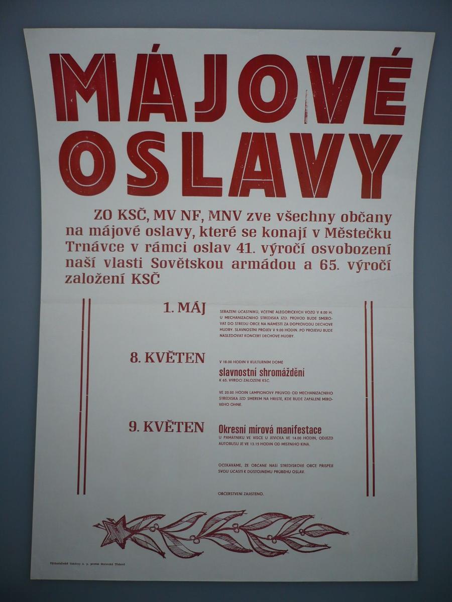 Májové oslavy - komunismus, propaganda