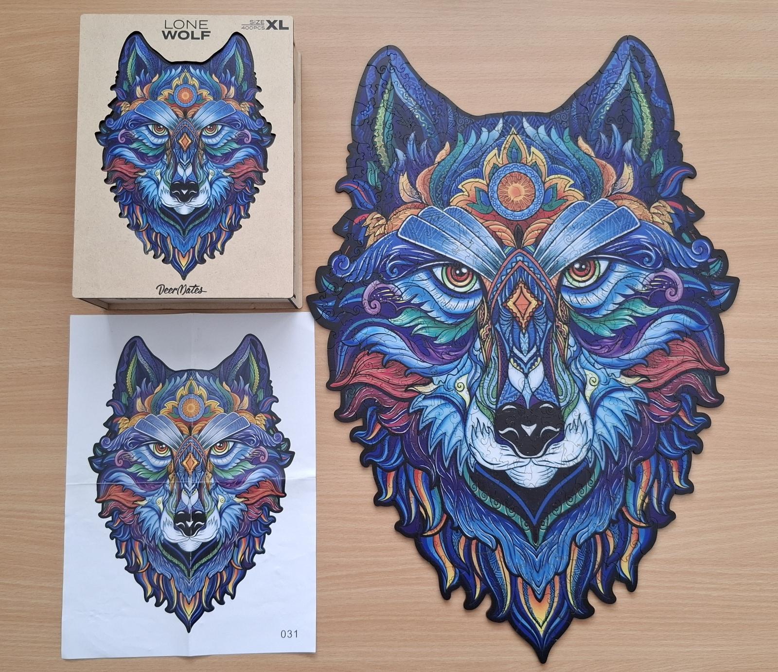 luxusní dřevěné puzzle DeerMates