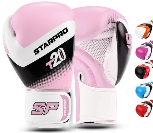 Růžové boxerské rukavice Starpro