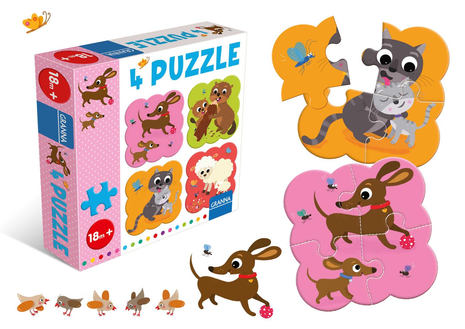 Granna - 4 puzzle - jezevčík