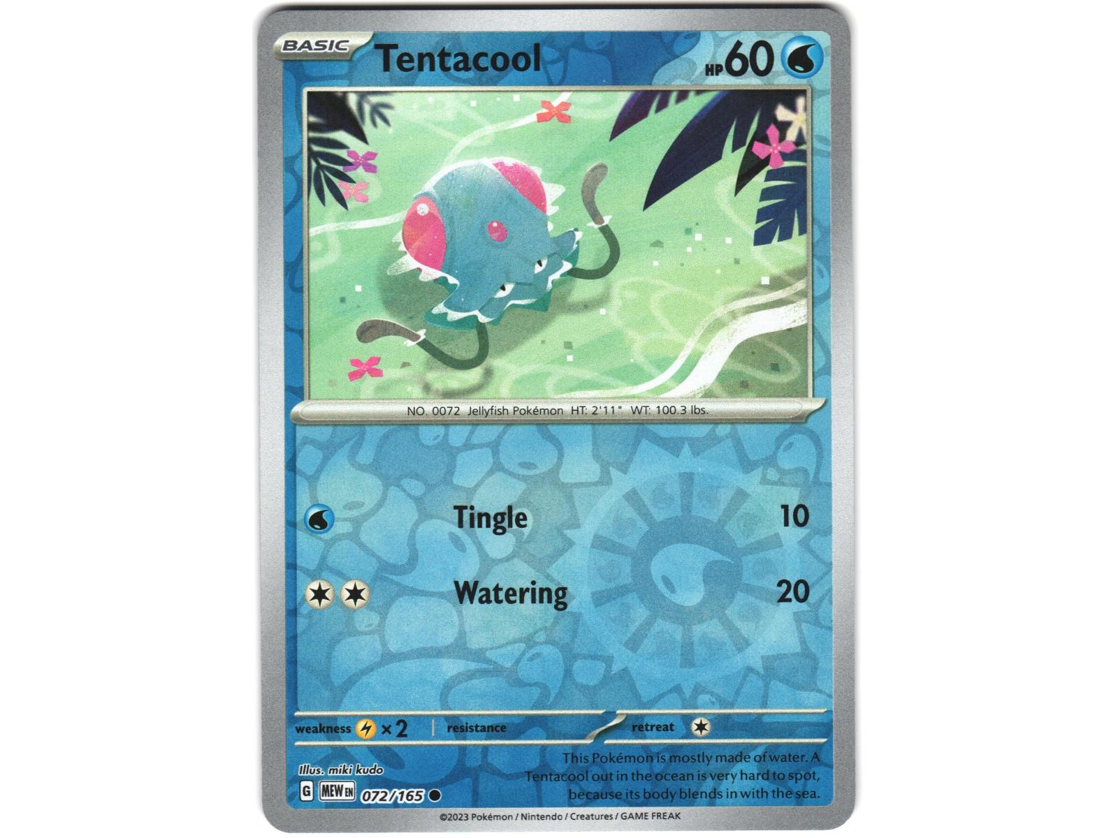 Tentacool (MEW 072) - RH - 151 - Pokémon