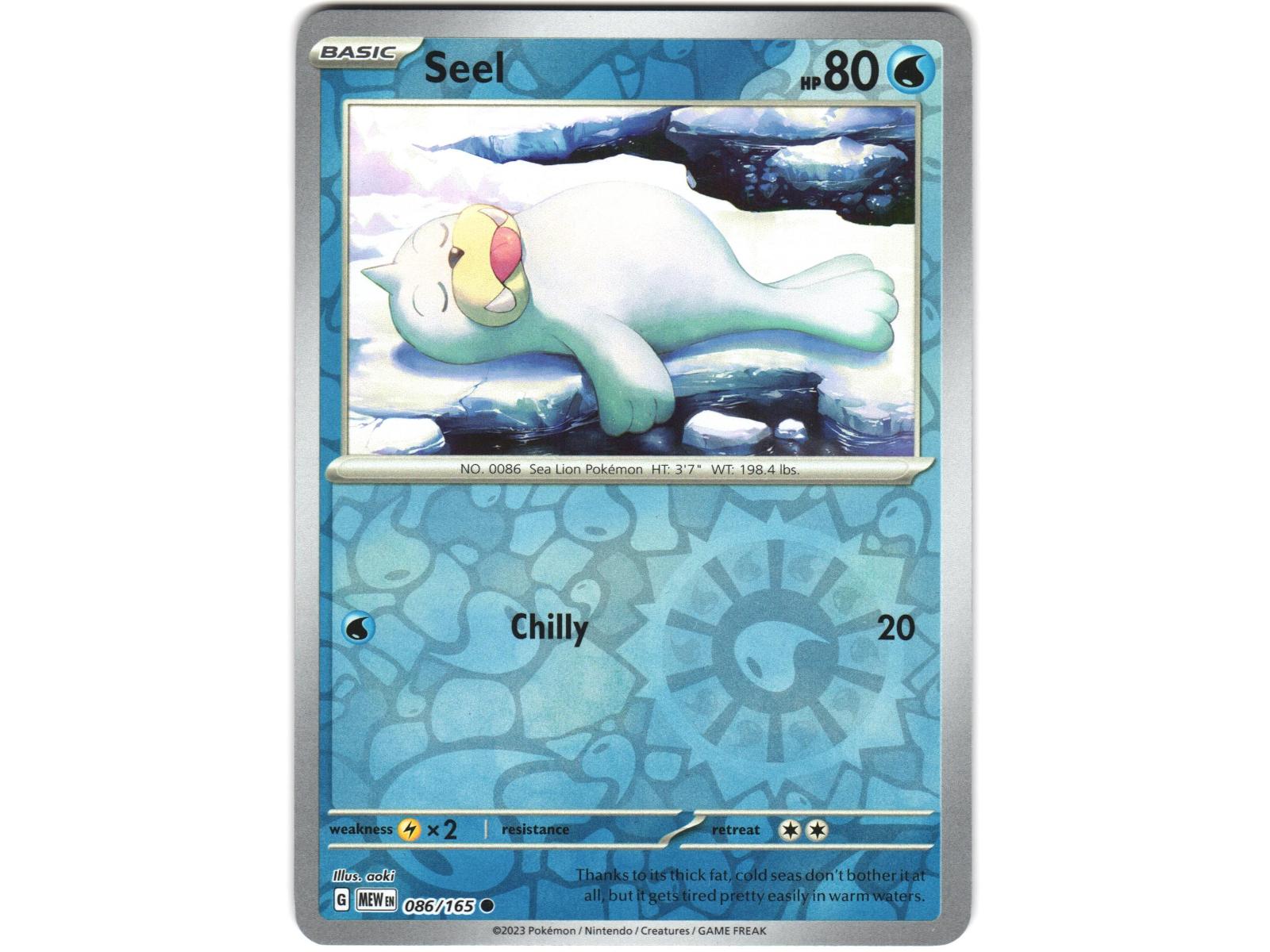 Seel (MEW 086) - RH - 151 - Pokémon