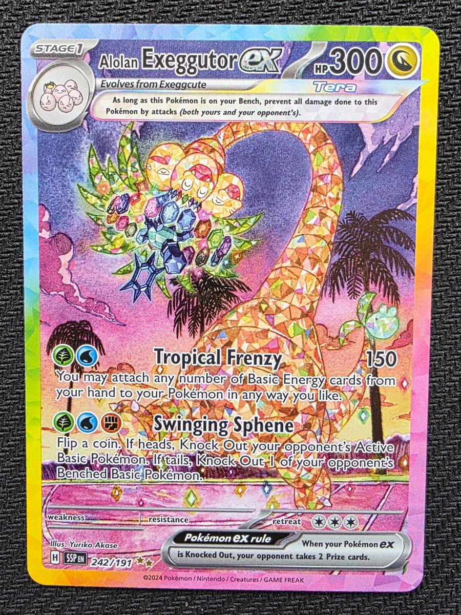 Extrémně Vzácný Alolan Exeggutor ex #242 !!!