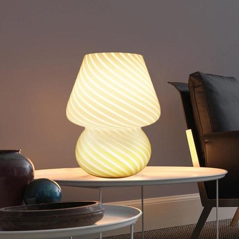 Stolní lampa Mloqi pilz 18cm