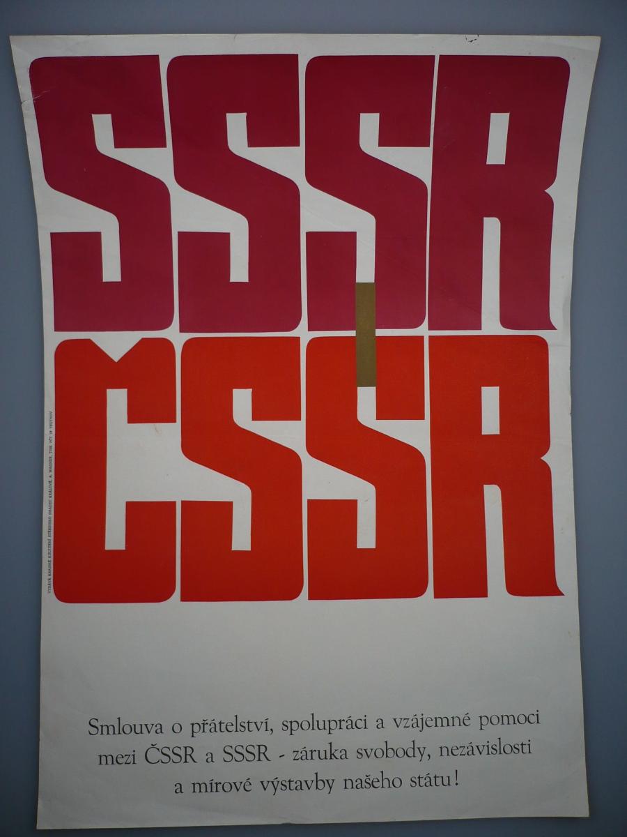 Smlouva o přátelství mezi ČSSR a SSSR - komunismus, pro