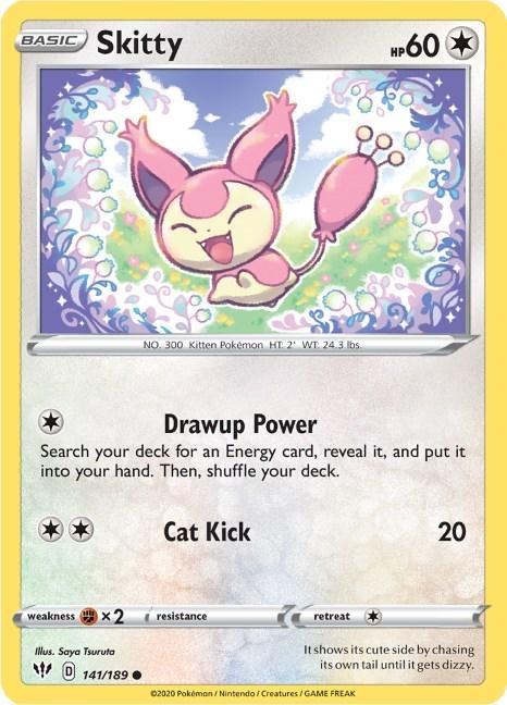 Pokémon DAA 141/189 Skitty - Darkness Ablaze