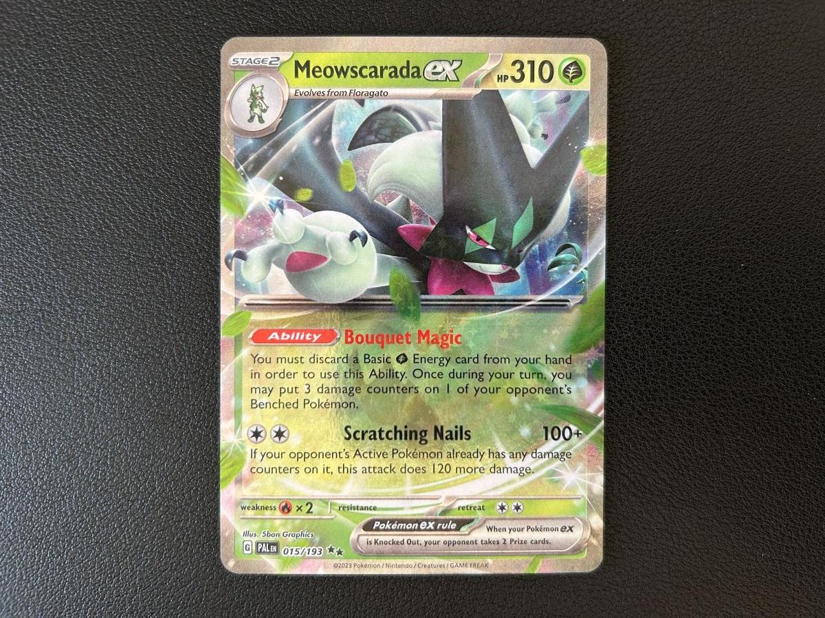 Pokémon karta - Meowscarada ex (PAL 015) Paldea Evolved