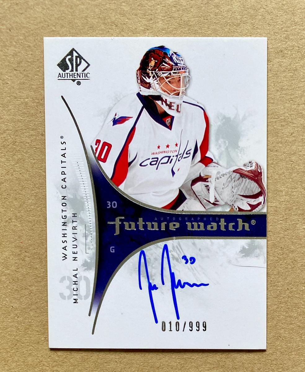 Michal Neuvirth - 2009-10 SP Authentic - Autographed Future Watch /999