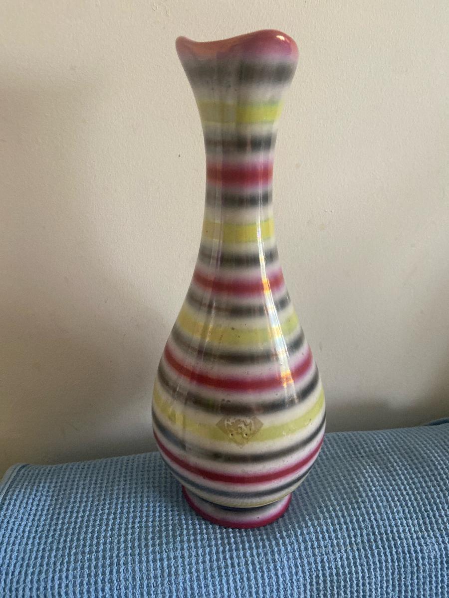 Retro keramická váza- Maďarsko 29 cm