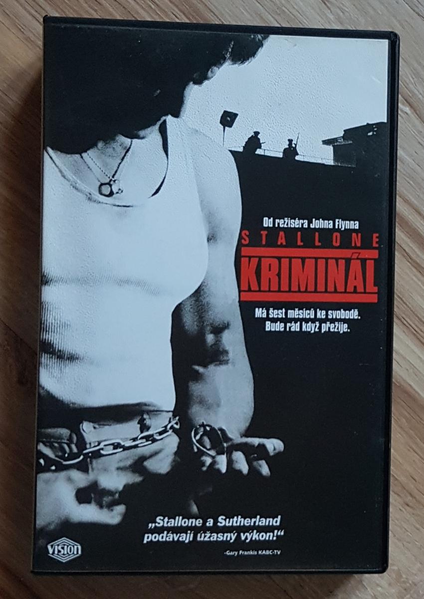 VHS - SYLVESTER STALLONE : KRIMINÁL - 1989