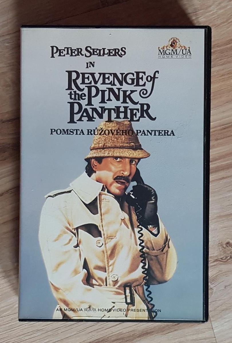 VHS - PETER SELLERS : POMSTA RŮŽOVÉHO PANTERA - 1978