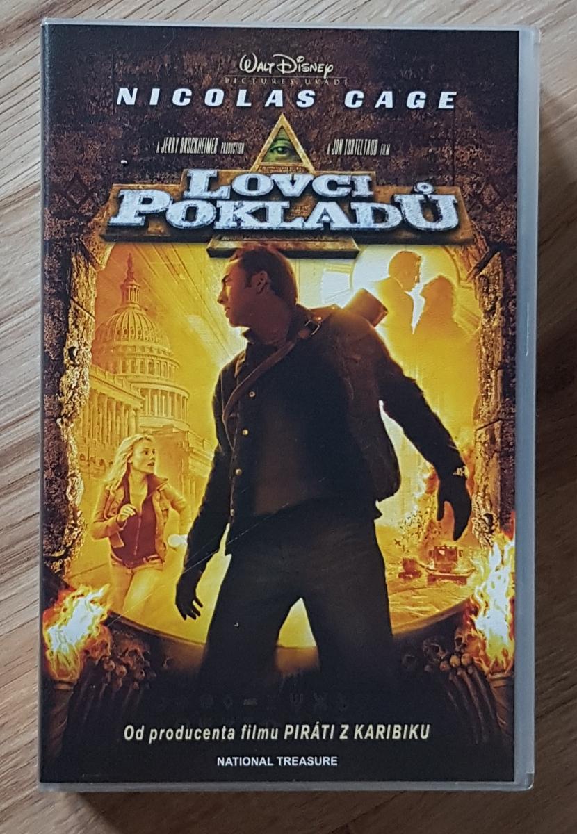 VHS - NICOLAS CAGE : LOVCI POKLADŮ