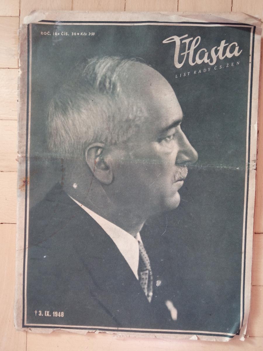 VLASTA - LIST RADY ČS ŽEN - 1948