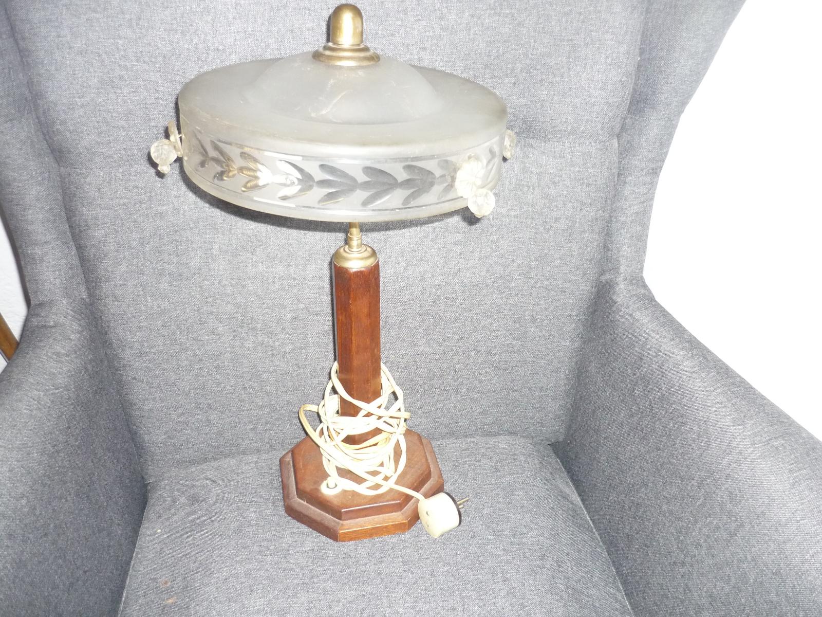 stolní el.lampa art deco