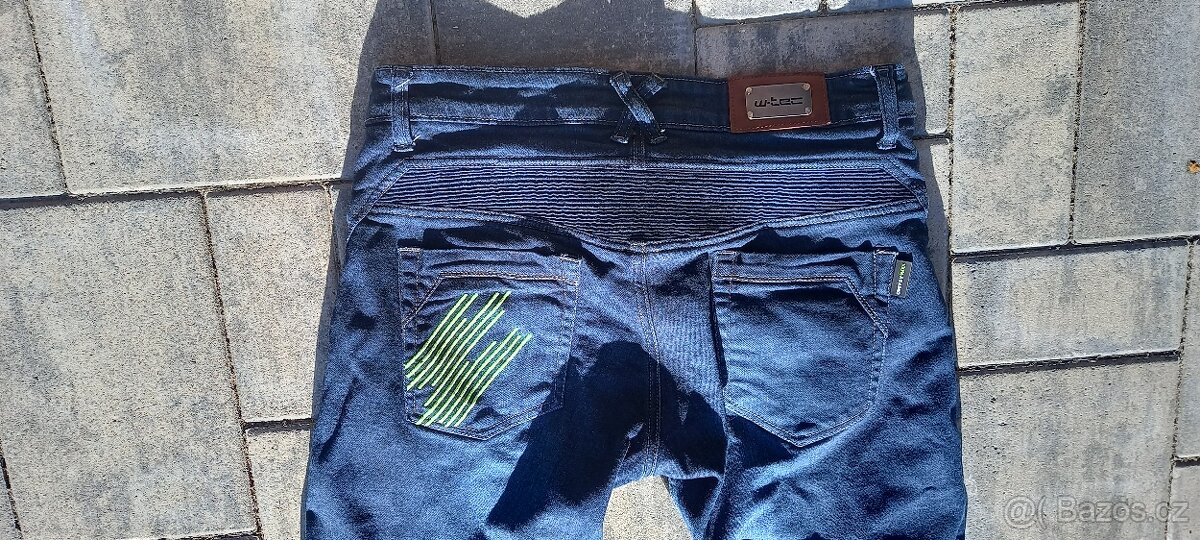 Kevlarové džíny na motorku značky W-tech