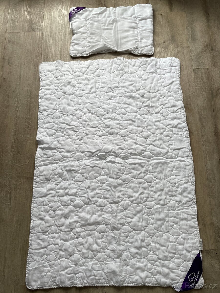 Dětská deka a polštář Träumeland, 100x135 cm + povlečení