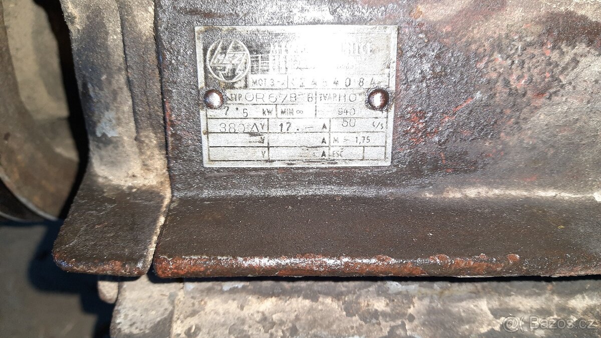 motor 7,5 kW- kotoučová pila
