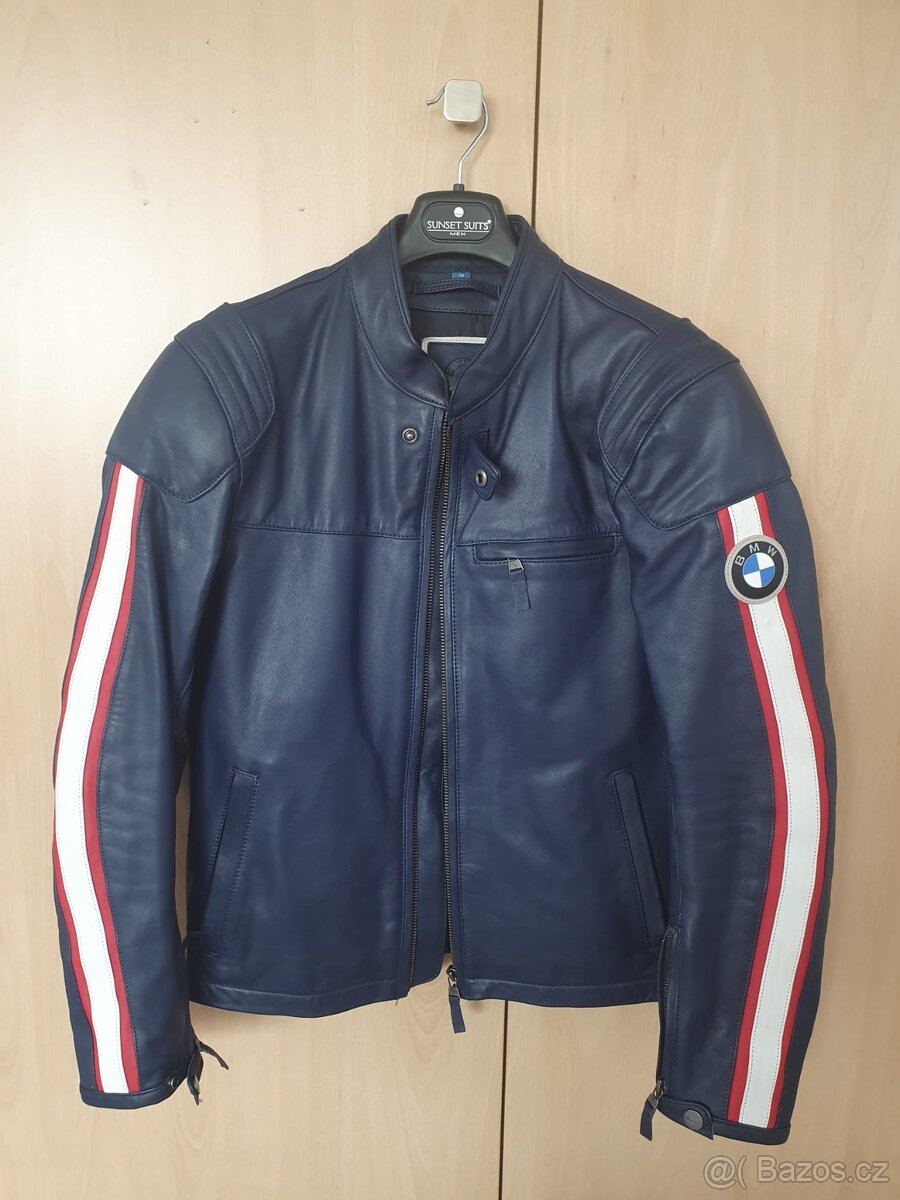 BMW pánská kožená bunda M s pátéřákem