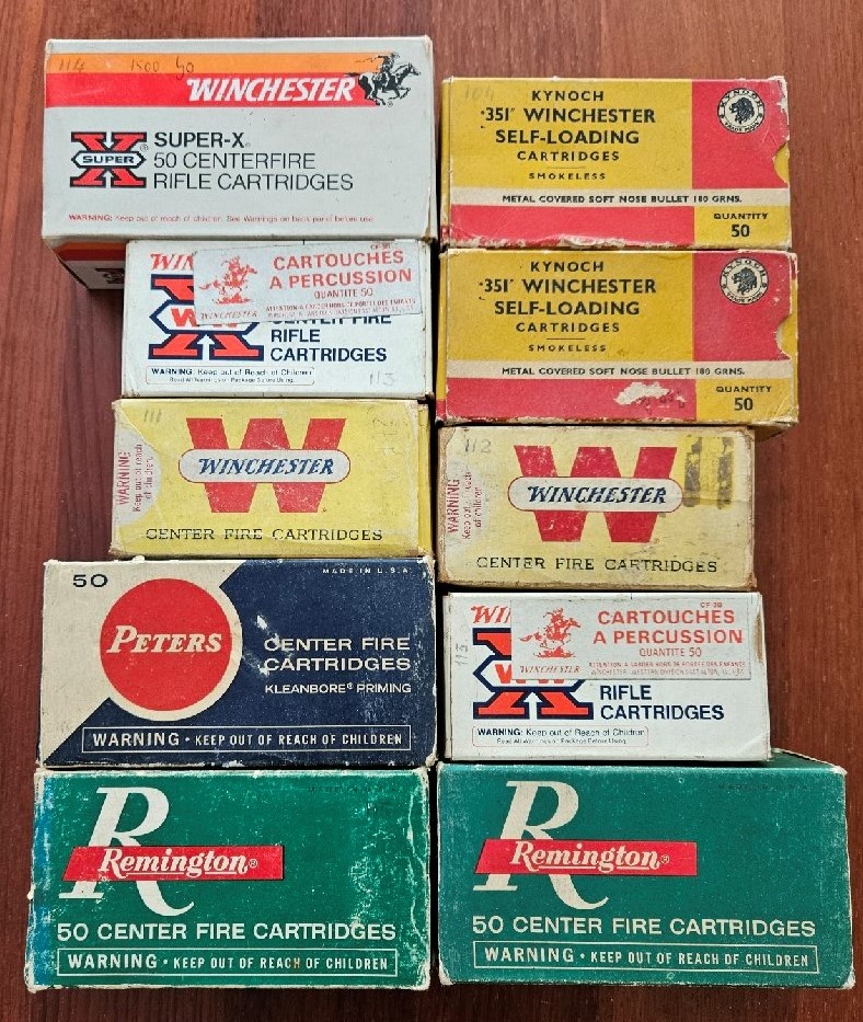 Náboje .351 Winchester Self Loading