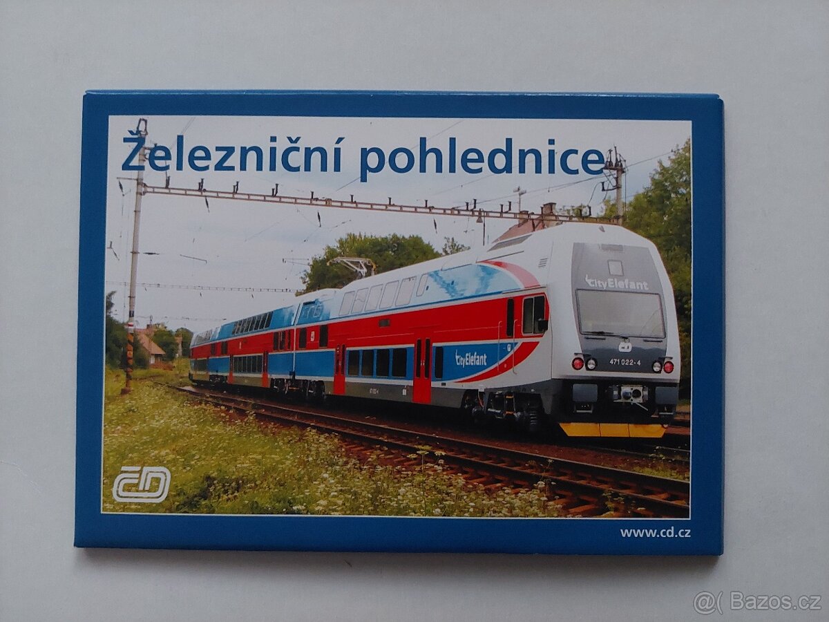 Železniční pohlednice