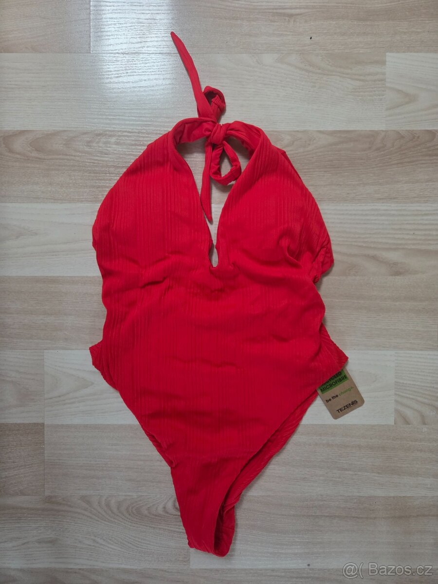 NOVÉ červené jednodílné bikiny Tezenis Brno