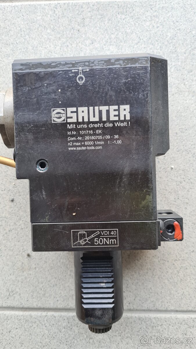 Poháněný držák nástrojů Sauter VDI40
