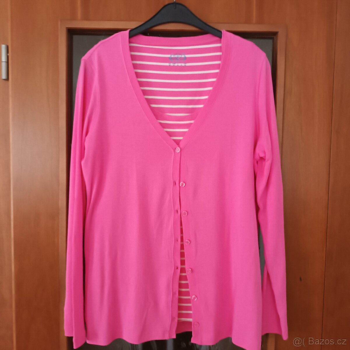 Bavlněné tílko s kardiganem, vel. 46